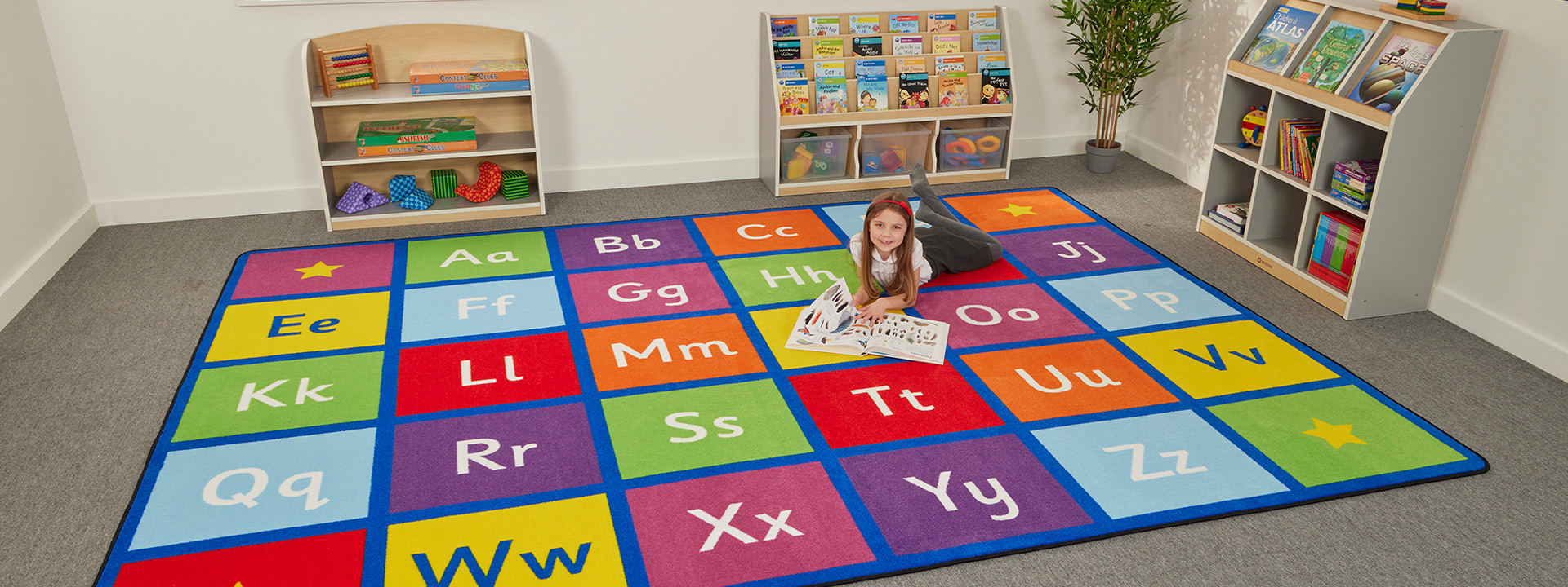 Incorporating learning rugs in a Montessori Environment